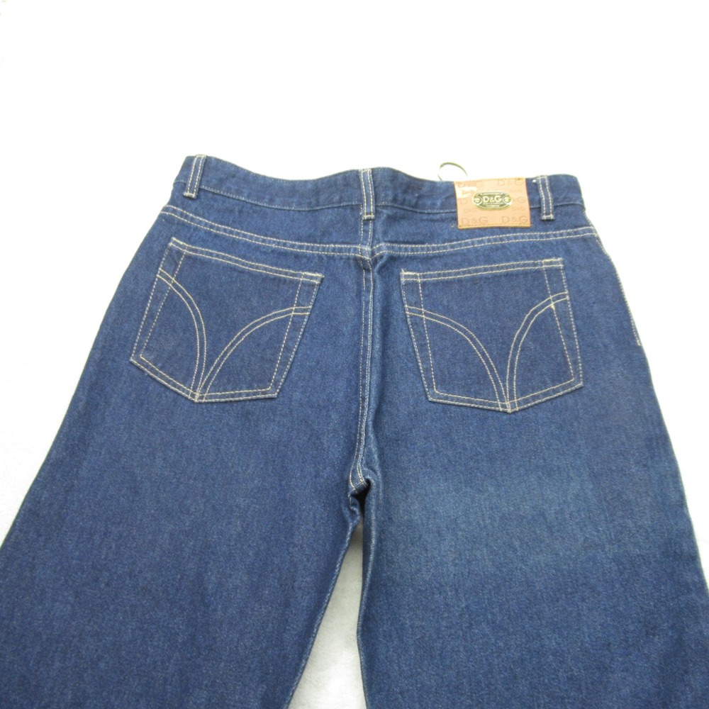 Dolce & Gabbana Jeans Mens 33x32.5 Boot Cut Dark Wash Denim Made in Italy - Picture 12 of 15